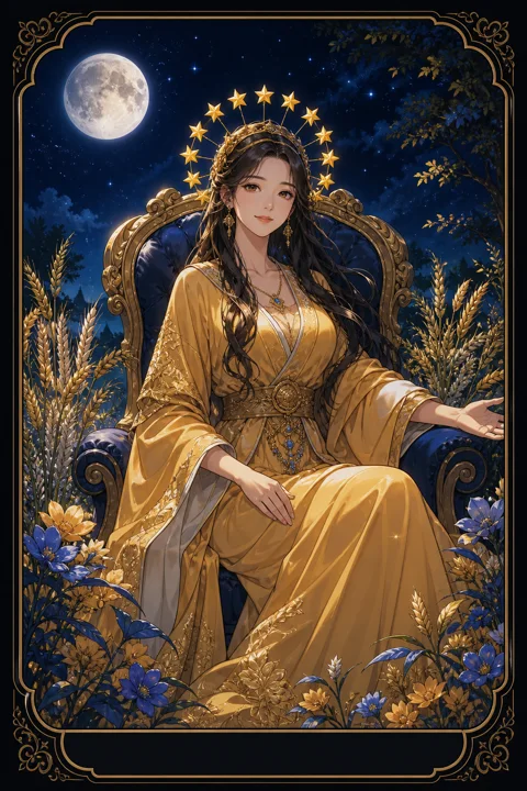 여황제 타로 카드 그림