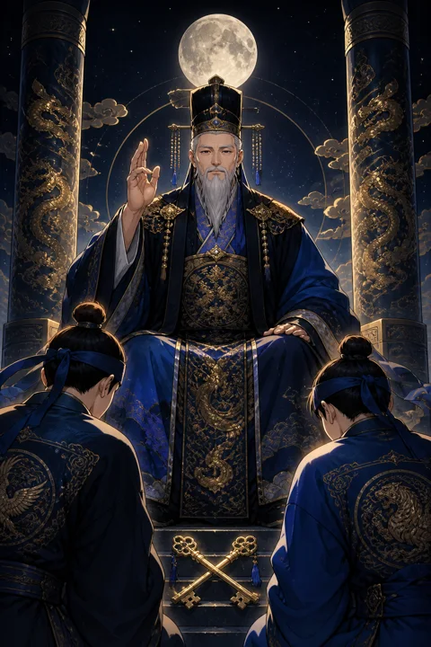교황 타로 카드 그림